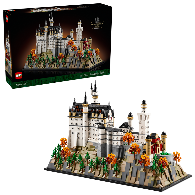 LEGO Neuschwanstein Castle Building Set 3455 Pieces, UK version