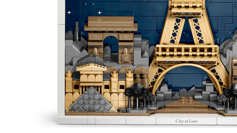 LEGO Architecture Paris City of Love set 958 pieces, UK version