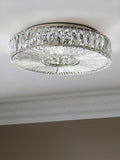 Next Clear Aria large flush ceiling light 40cm, imported from the UK