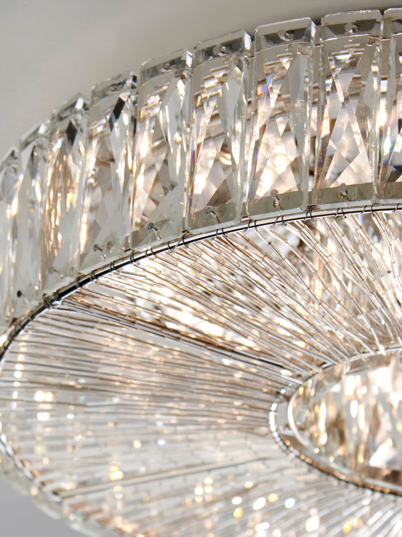 Next Clear Aria large flush ceiling light 40cm, imported from the UK
