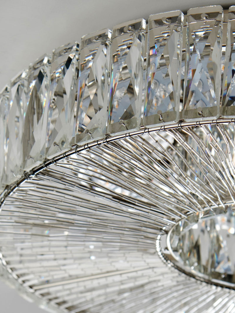 Next Clear Aria large flush ceiling light 40cm, imported from the UK