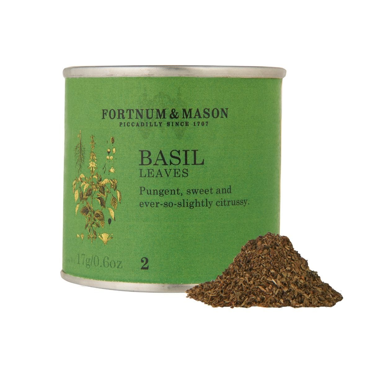 Basil Tin No 2 dried herb for cooking (British brand)