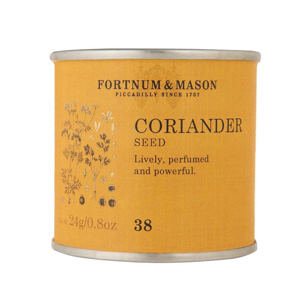 Coriander seed tin No 38, imported from the UK
