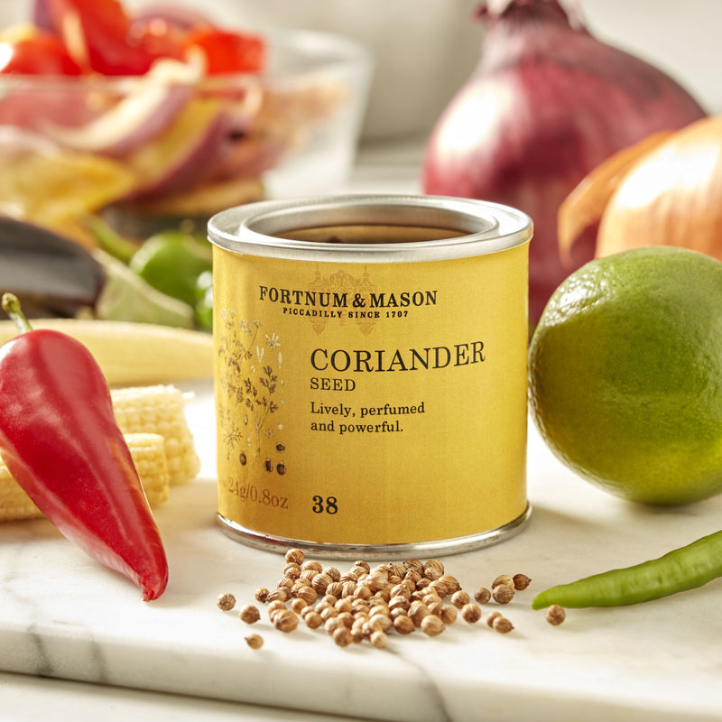 Coriander seed tin No 38, imported from the UK
