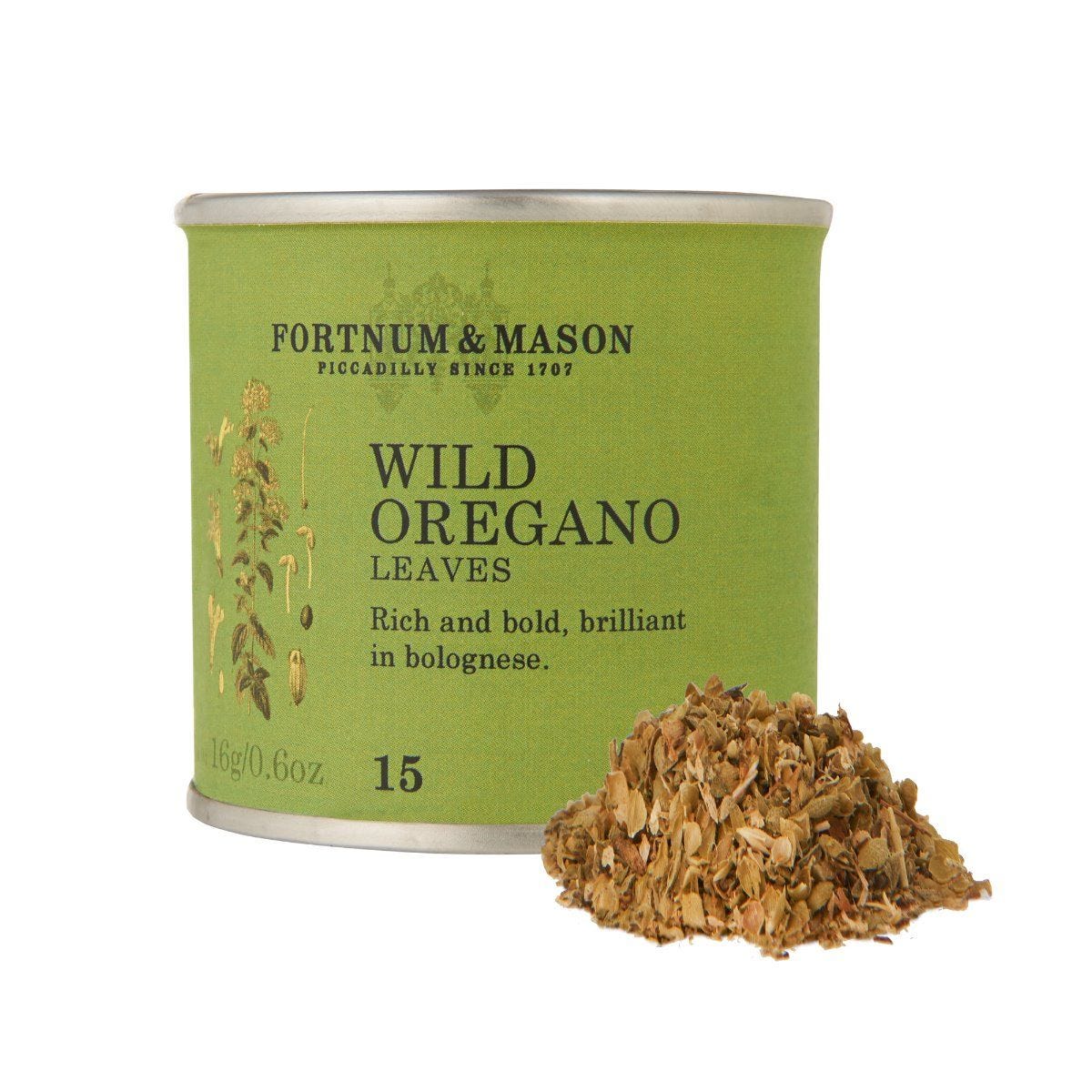 Wild Mediterranean oregano tin No 15 - British product