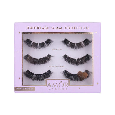 Superdrug House of Amor The Glam Collection Pre-Mapped False Eyelash Multipack 3 Styles- Buy online at McGrocer