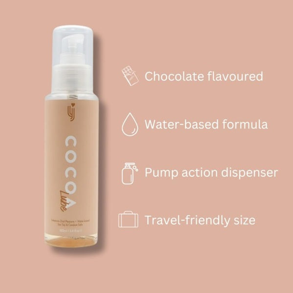 Loving Joy chocolate flavoured lubricant 100ml, imported from the UK