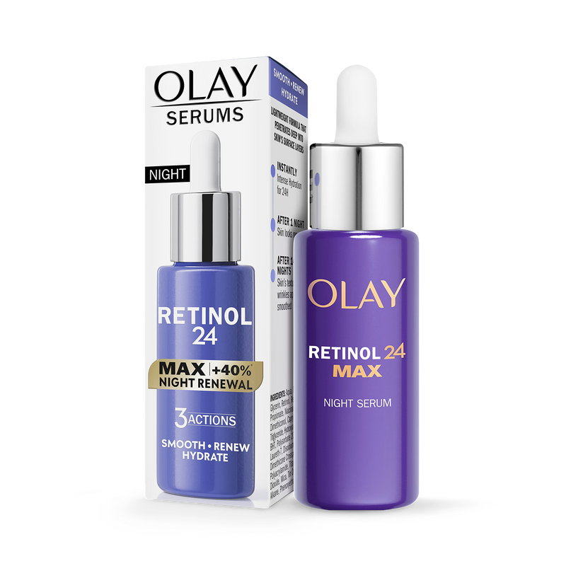 Olay Retinol 24 MAX Night Serum 40ml, UK version