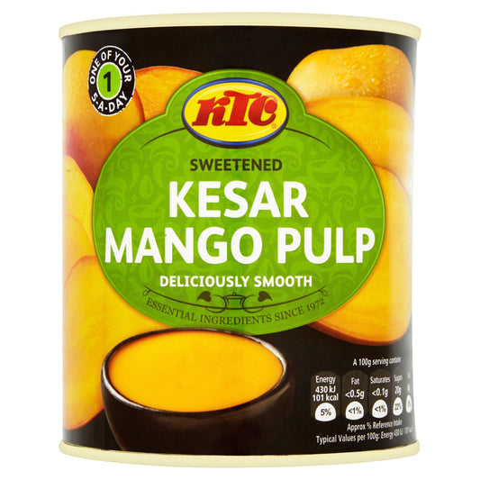 KTC Kesar Mango Pulp 850g Asian Sainsburys   