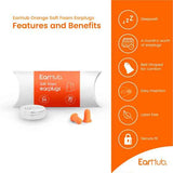 EarHub Premium Orange Soft Foam Earplugs 30 Pair GOODS Superdrug   