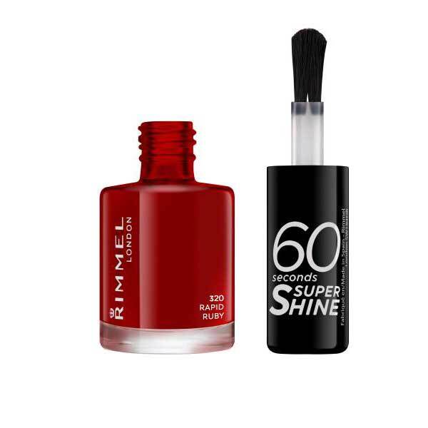 Rimmel Nail Polish 60 Second Rapid Ruby 8ml GOODS Superdrug   