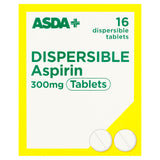 ASDA Dispersible Aspirin 300mg Tablets GOODS ASDA   