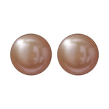 Coleman Douglas pink pearl stud earrings in sterling silver - British product