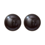 Coleman Douglas black pearl stud earrings sterling silver - British product