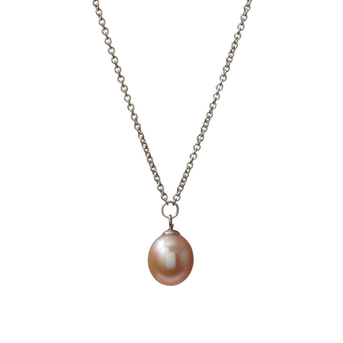 Coleman Douglas pearl necklace with pink freshwater pearl, UK version