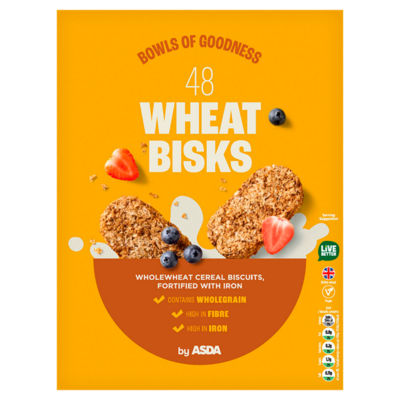 ASDA ASDA 48 Wheat Bisk Wholewheat Cereal Biscuits- Buy online at McGrocer
