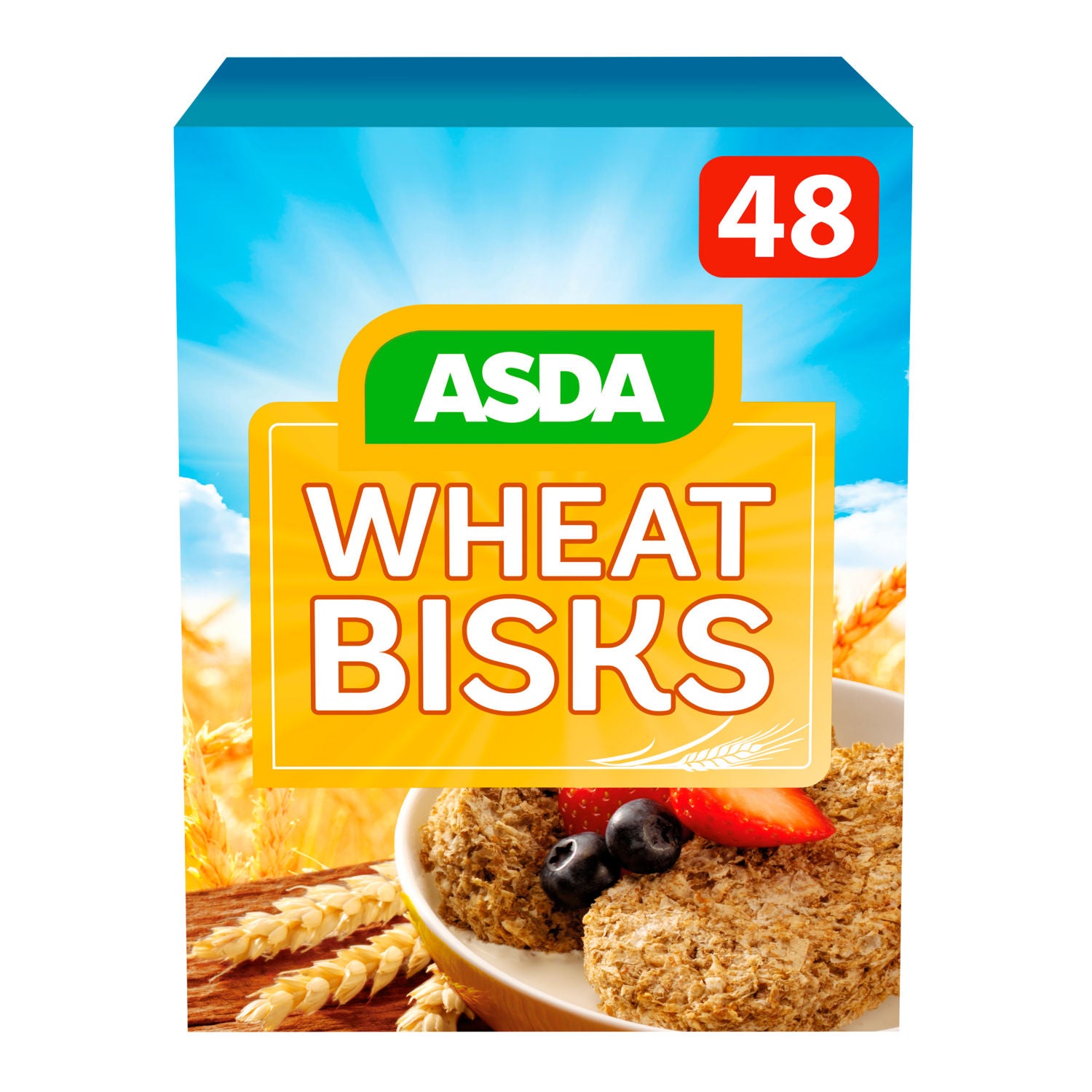 ASDA 48 wheat biscuits - British product