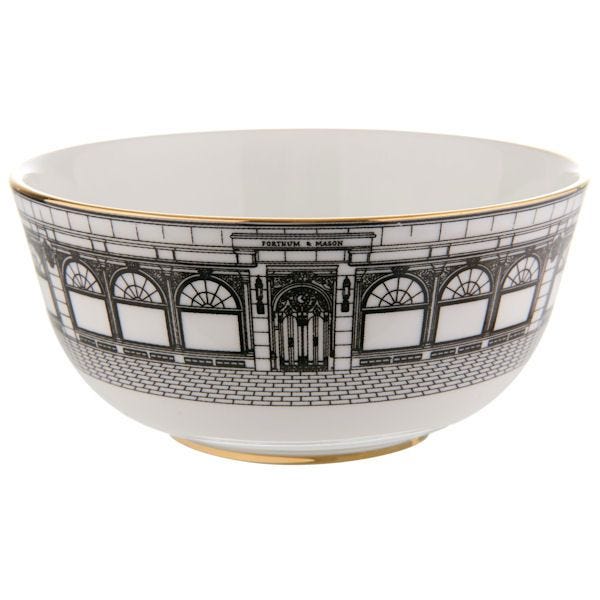 Rory Dobner small bowl with Fortnum's façade drawing (British brand)