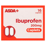 ASDA Ibuprofen 200mg Caplets 16 Pack GOODS ASDA   