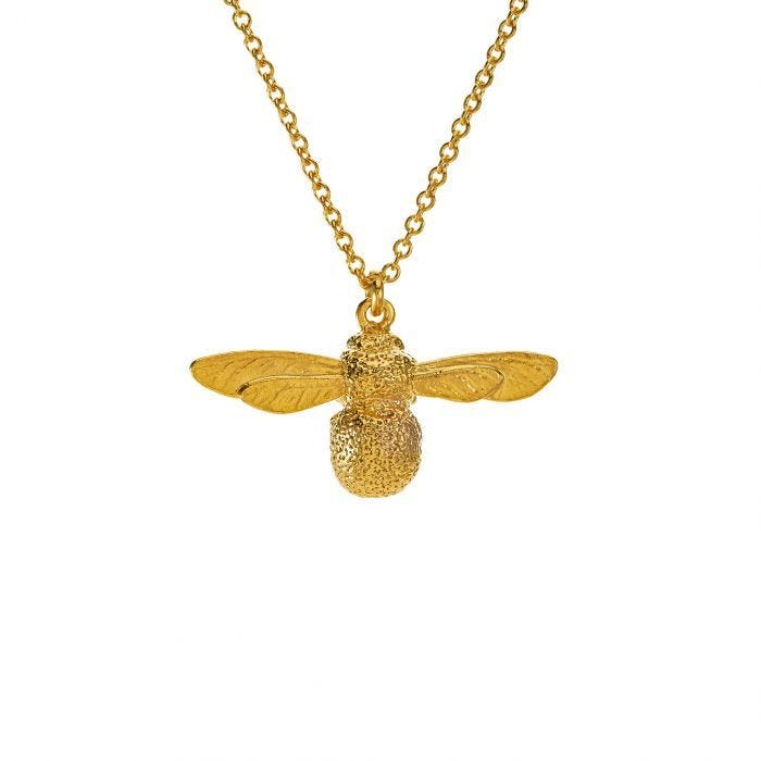 Alex Monroe baby bee necklace gold, imported from the UK
