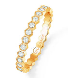 Chaumet yellow gold Bee de Chaumet ring, imported from the UK