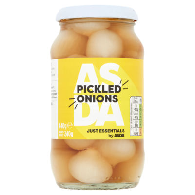 ASDA Just Essentials eingelegte Zwiebeln 440g - Britisches Produkt