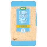 ASDA easy cook long grain white rice 1kg, imported from the UK