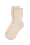 Rosie Sugden cashmere bed socks cream one size - British product