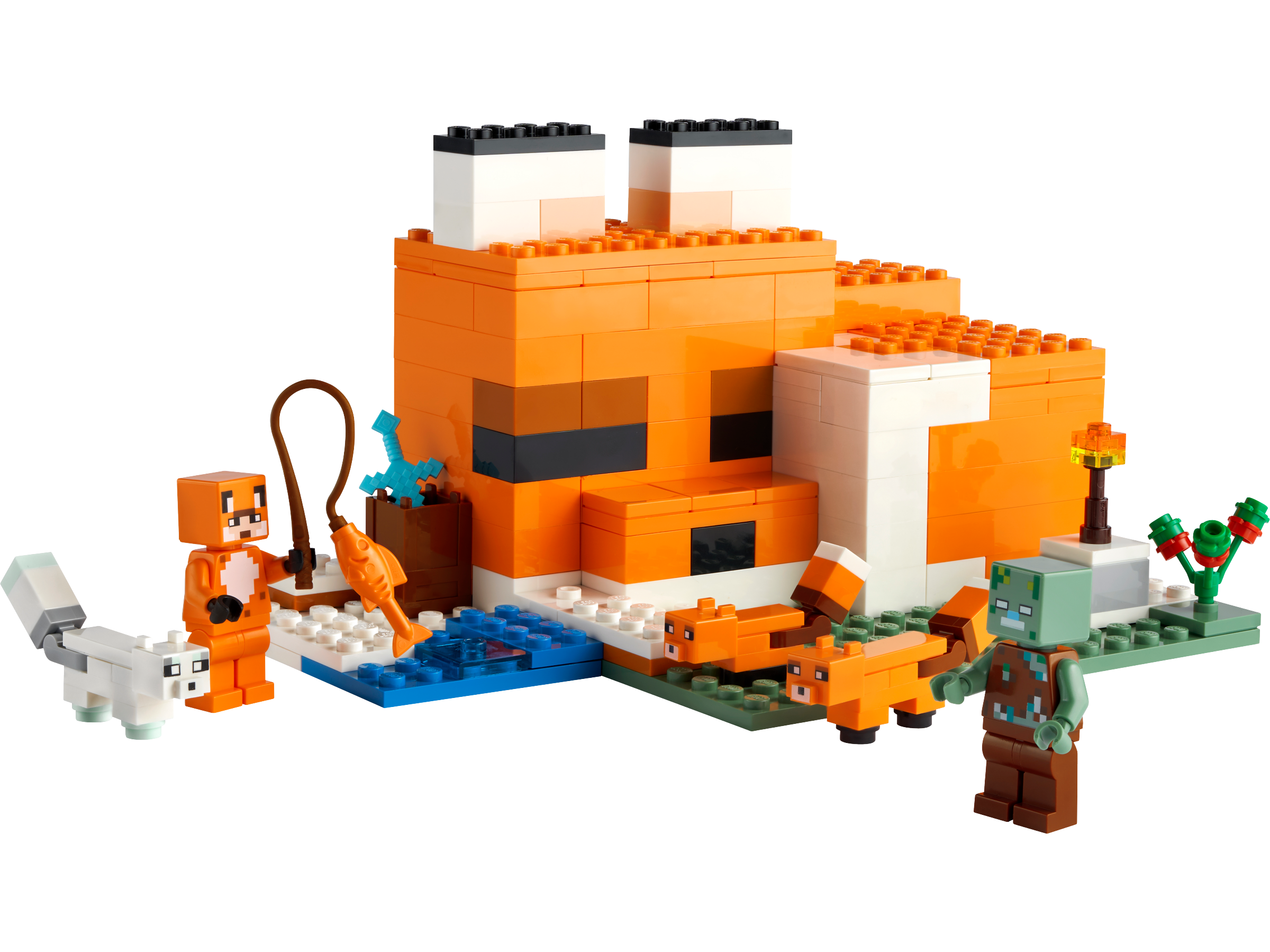LEGO Minecraft Fox Lodge Set 193 Pieces (British brand)