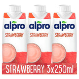 Alpro Soya Strawberry Long Life Drink   3 x 250ml GOODS M&S   