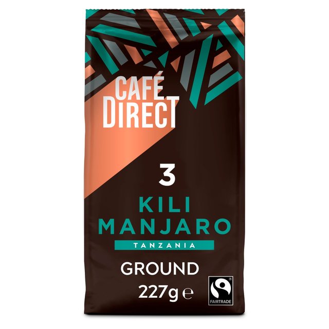 Cafedirect Fairtrade Kilimanjaro Tanzania Ground Coffee   227g