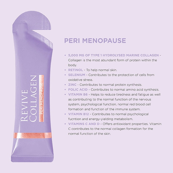 Revive Collagen Peri Menopause Hydrolysed Marine Collagen 5,000mgs 28 days Supply GOODS Holland&Barrett   