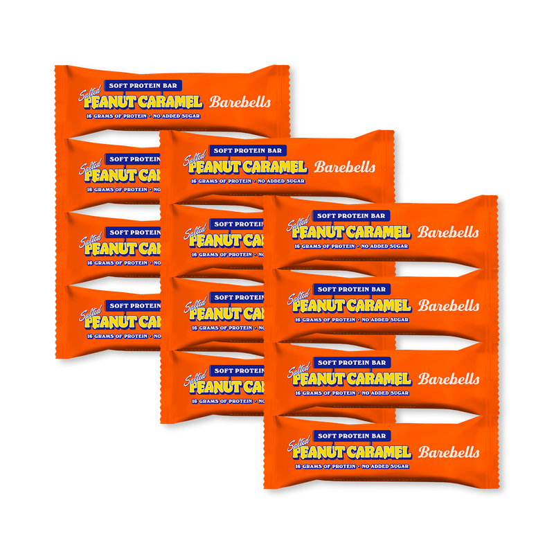 Barebells protein bar peanut caramel 12x55g, imported from the UK