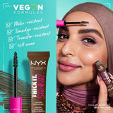 NYX Professional Makeup Eyebrow Mascara Cool Ash Brown, imported from the UK