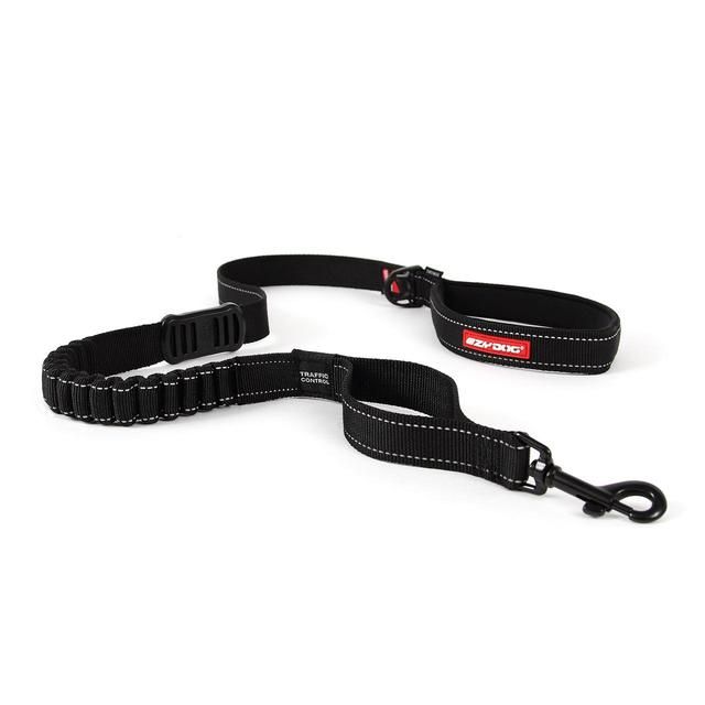 EzyDog Zero Shock Dog Lead Black 48\