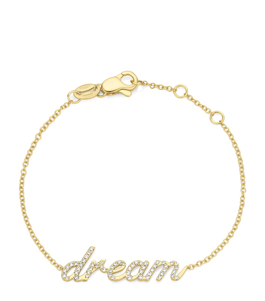 NOA Dream Bracelet yellow gold diamond baby bracelet, imported from the UK