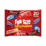 Mars Snickers Twix Maltesers & Milky Way Funsize Milk Chocolate Bars    358g GOODS M&S   