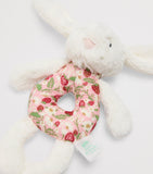 Soft Strawberry Design Baby Rattle with Hollow Centre 18cm x 6cm