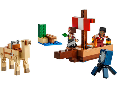 Set de construction LEGO Minecraft Voyage en Bateau Pirate 166 Pièces - Acheter en ligne chez McGrocer