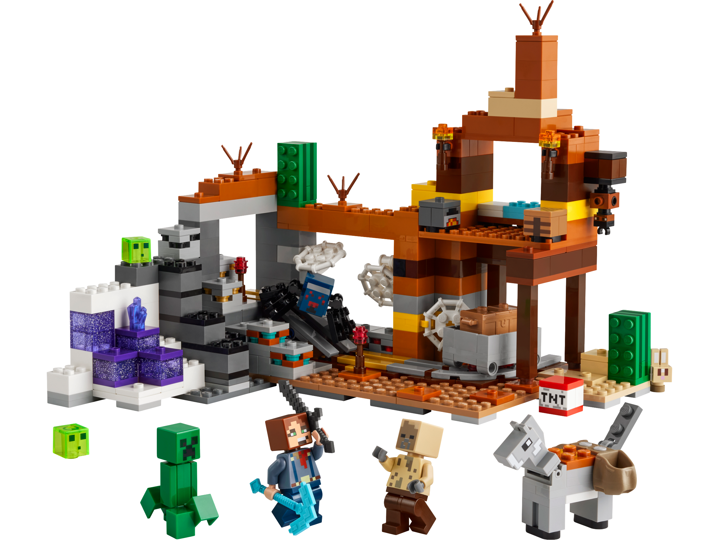 LEGO Minecraft La mine des mauvaises terres 538 pièces, importé du Royaume-Uni