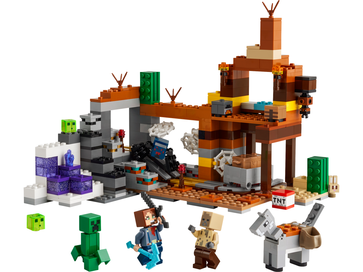 LEGO Minecraft La mine des mauvaises terres 538 pièces, importé du Royaume-Uni