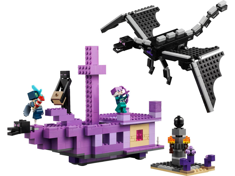 LEGO Minecraft Ender Dragon End Ship 657 Piece (British brand)
