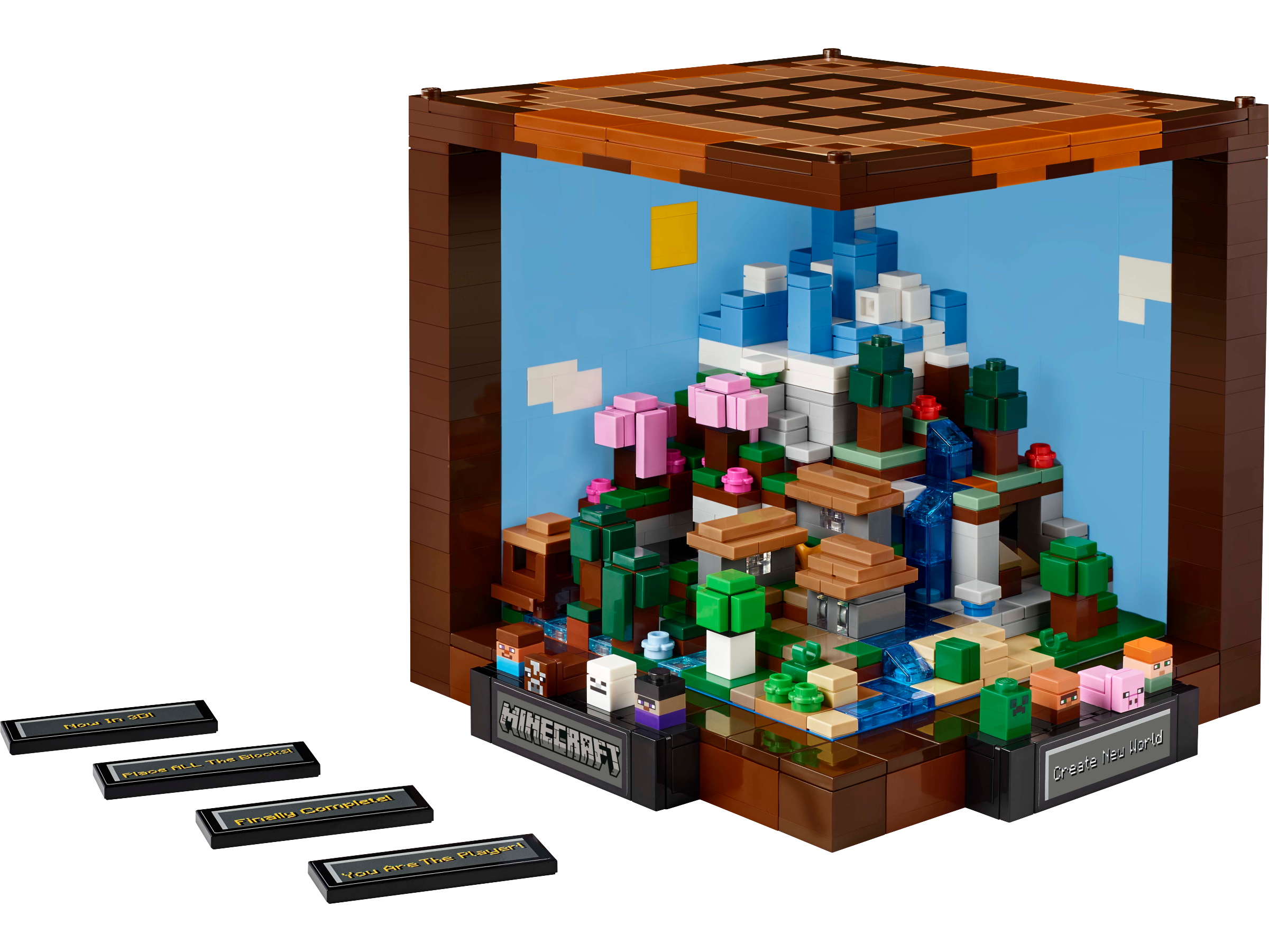 LEGO Minecraft Crafting Table Building Set 1195 Pieces (British brand)