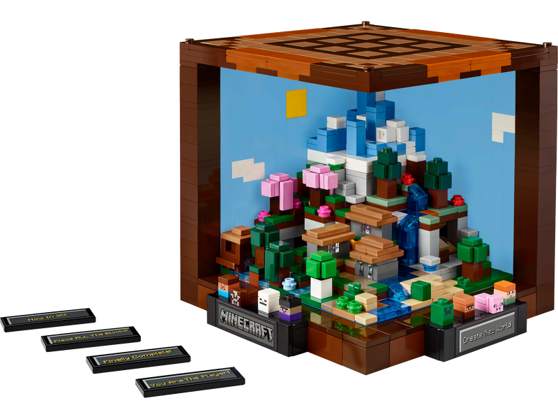 LEGO Minecraft Crafting Table Building Set 1195 Pieces (British brand)