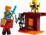 LEGO Minecraft Nether Lava Battle building set 99 pieces (British brand)