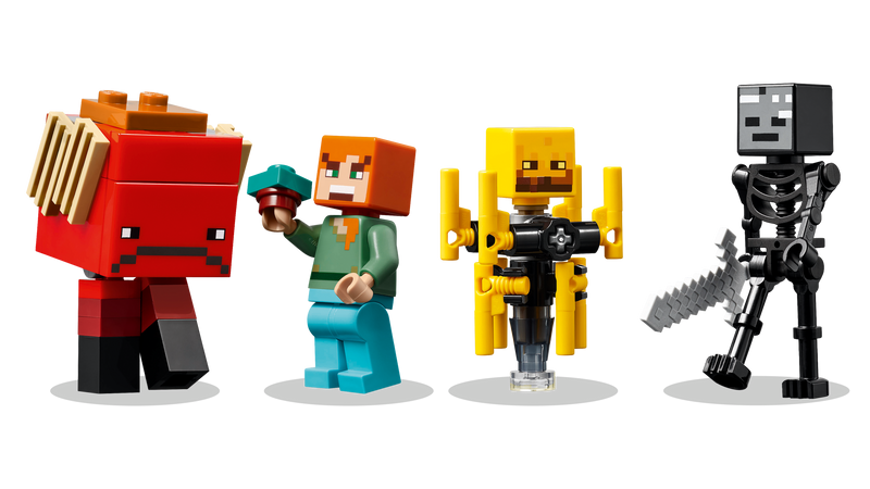 LEGO Minecraft Nether Lava Battle building set 99 pieces (British brand)
