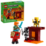 LEGO Minecraft Nether Lava Battle building set 99 pieces (British brand)
