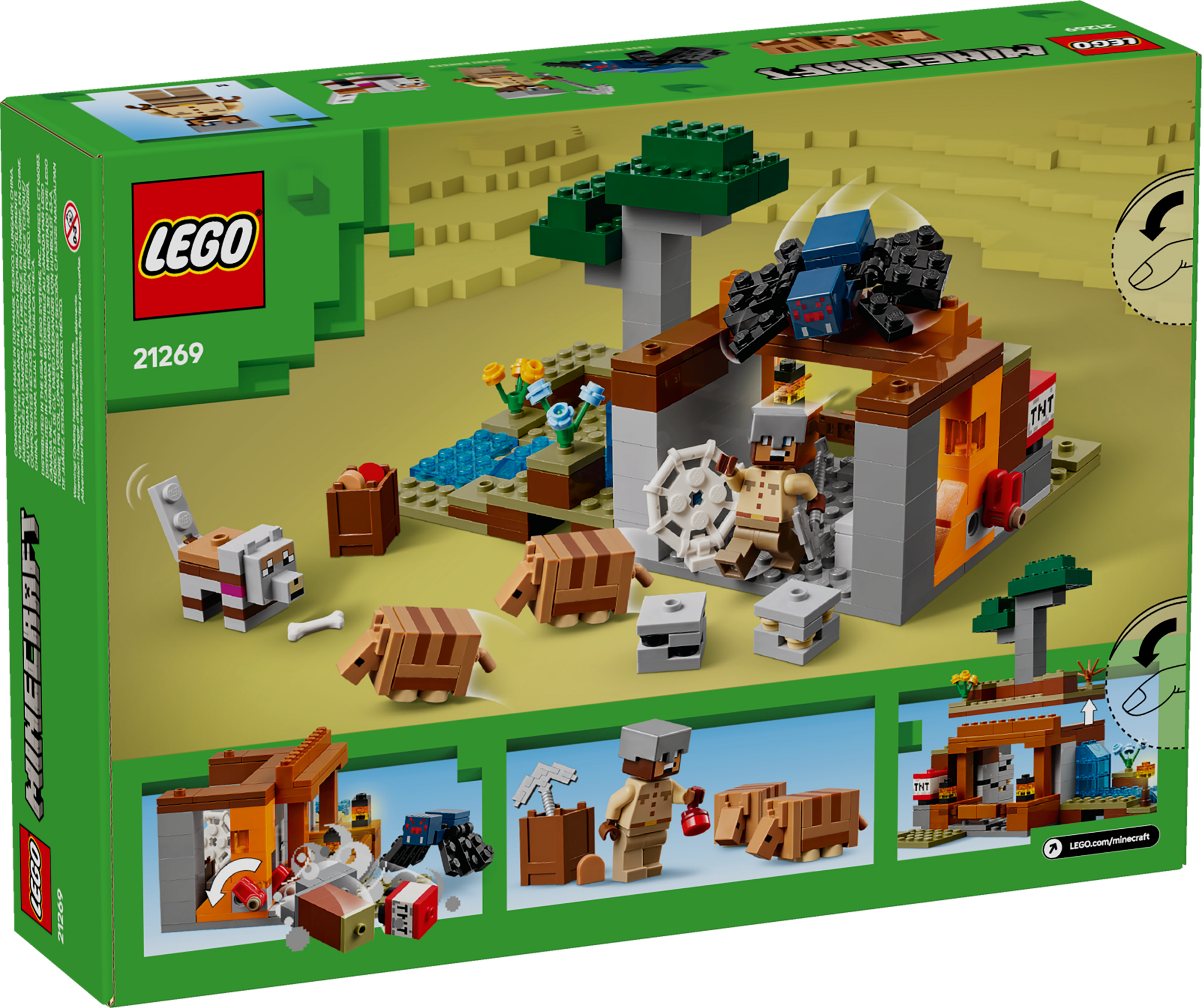 LEGO Minecraft Armadillo Mine Expedition 247 Pieces (British brand)