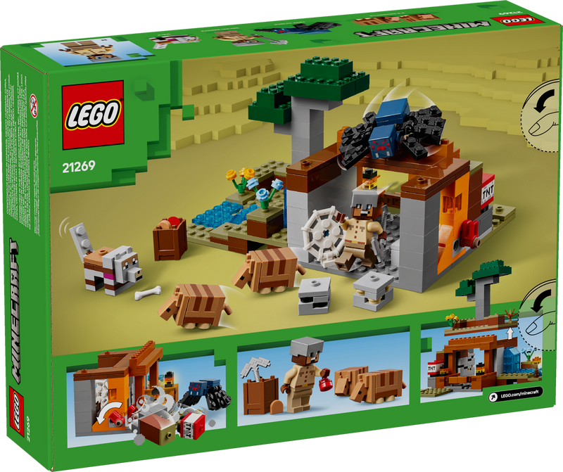LEGO Minecraft Armadillo Mine Expedition 247 Pieces (British brand)