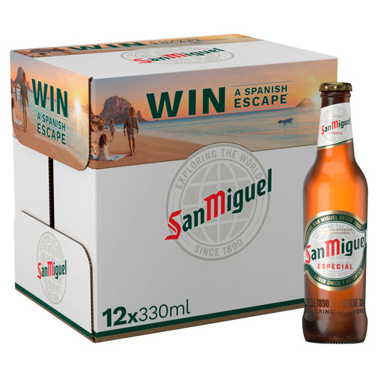 San Miguel Premium Lager Beer 12 Pack GOODS ASDA   